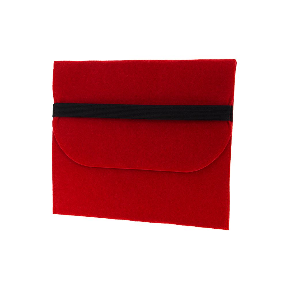 Red Felt Folder With Elastic Band SF51414RD